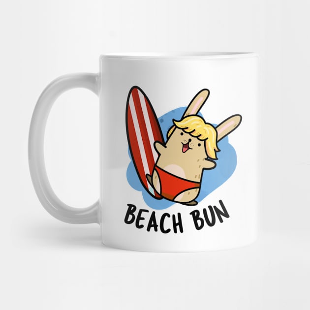 Beach Bun Funny Bunny Puns by punnybone